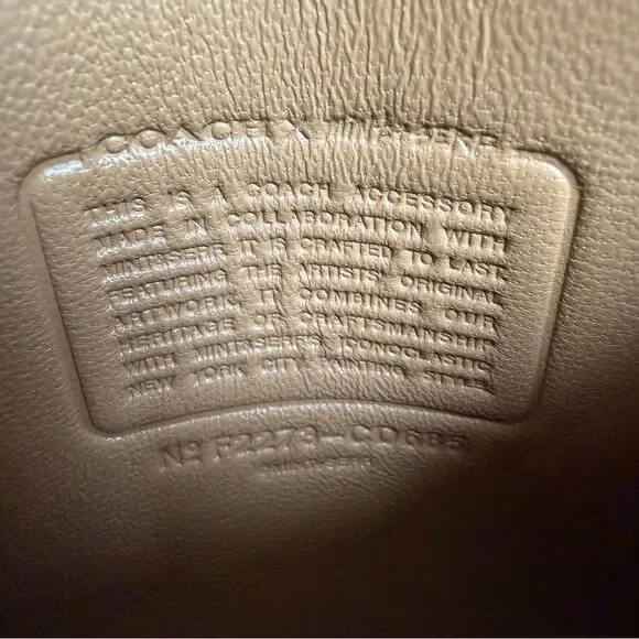 Coach X Mint + Serf Card Case Ivory Multicolor CD685 - Picture 6 of 9